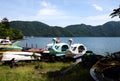 Lake ChÃÂ«zenji is a scenic lake surounded by the moutains, Japan